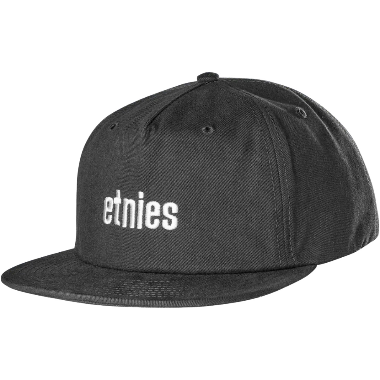 2026 Etnies Icon Embroidery Snapback 4140001521 - Black
